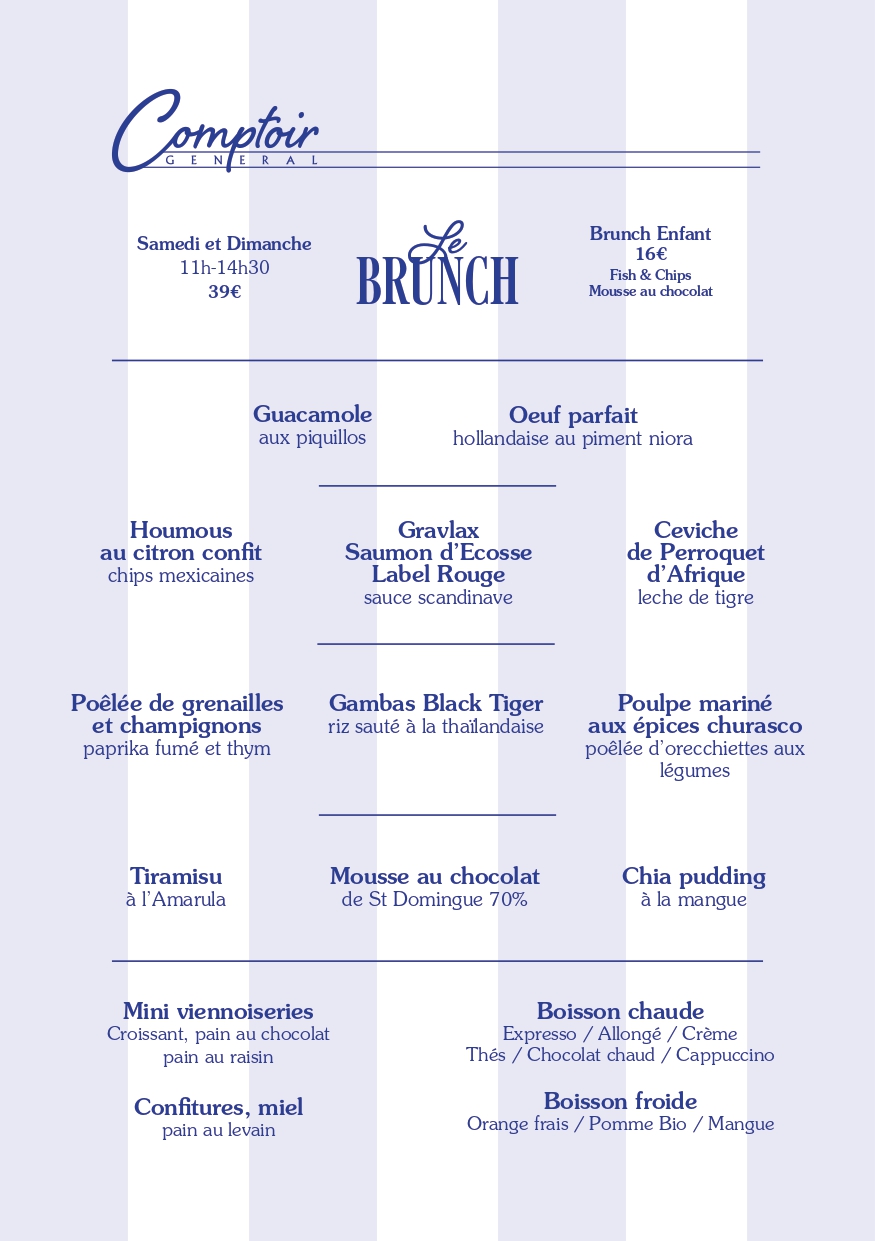 image du menu