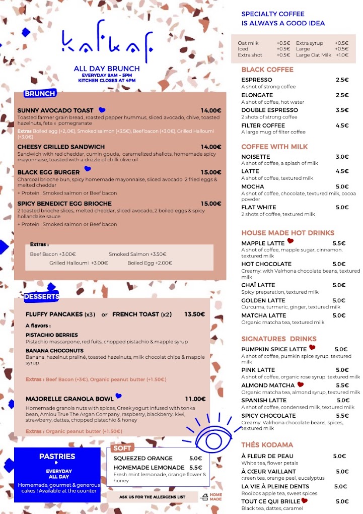 image du menu