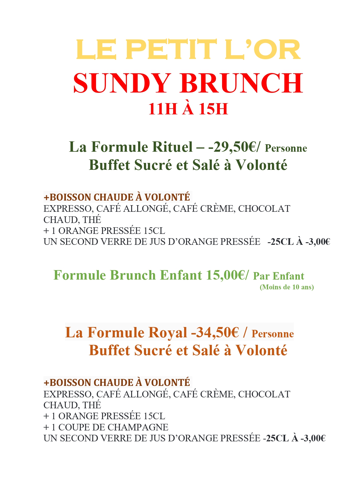 image du menu