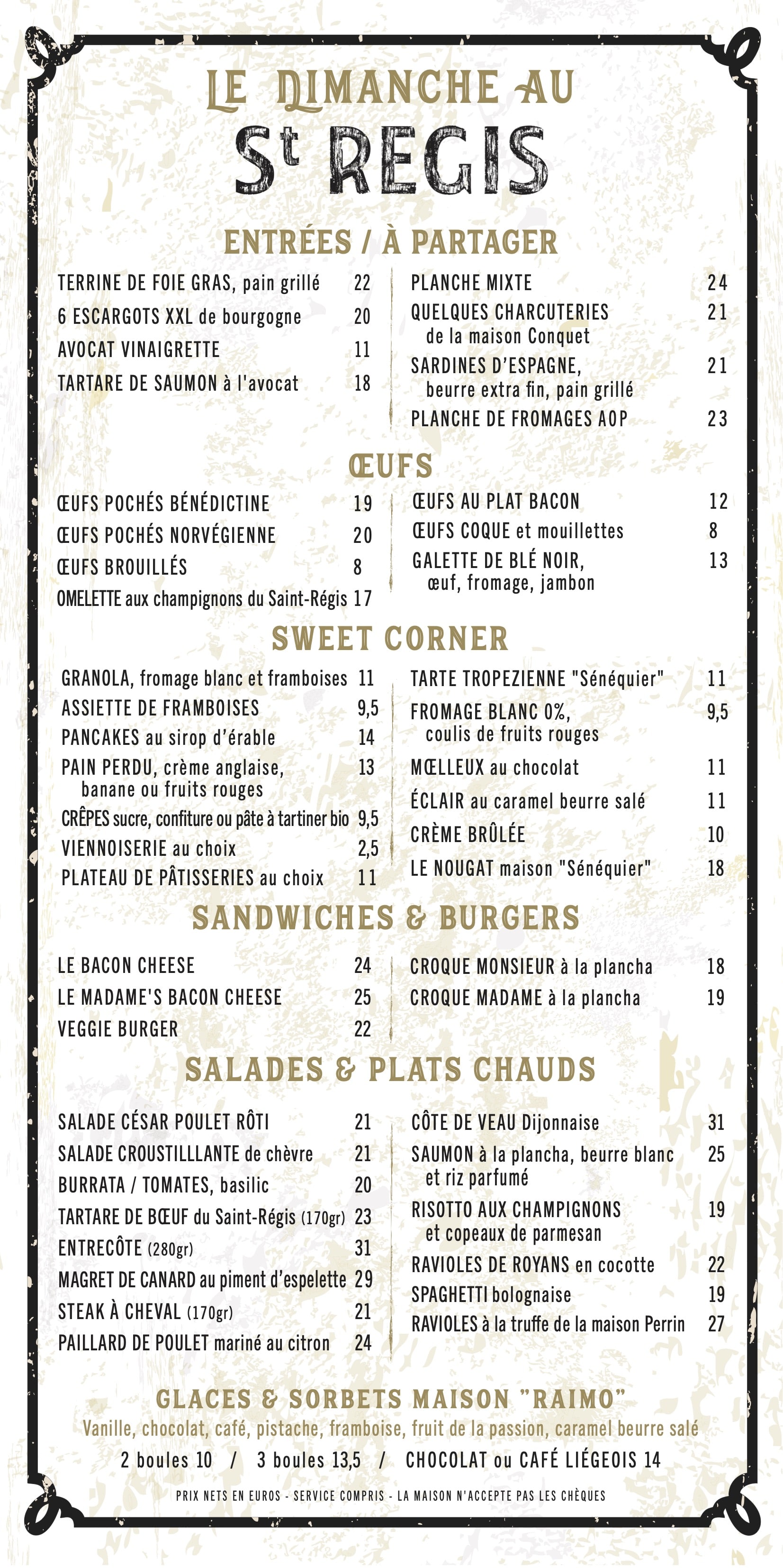 image du menu