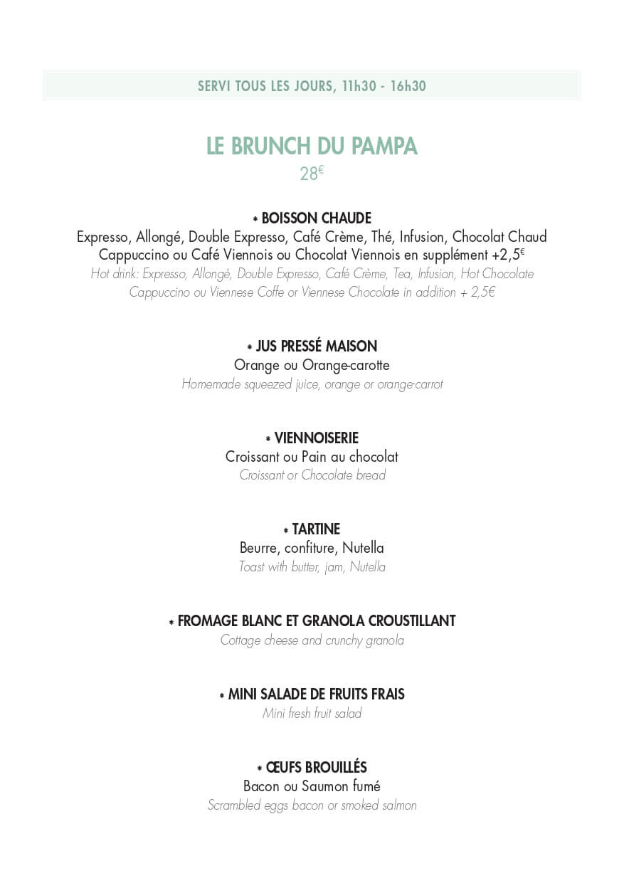 image du menu