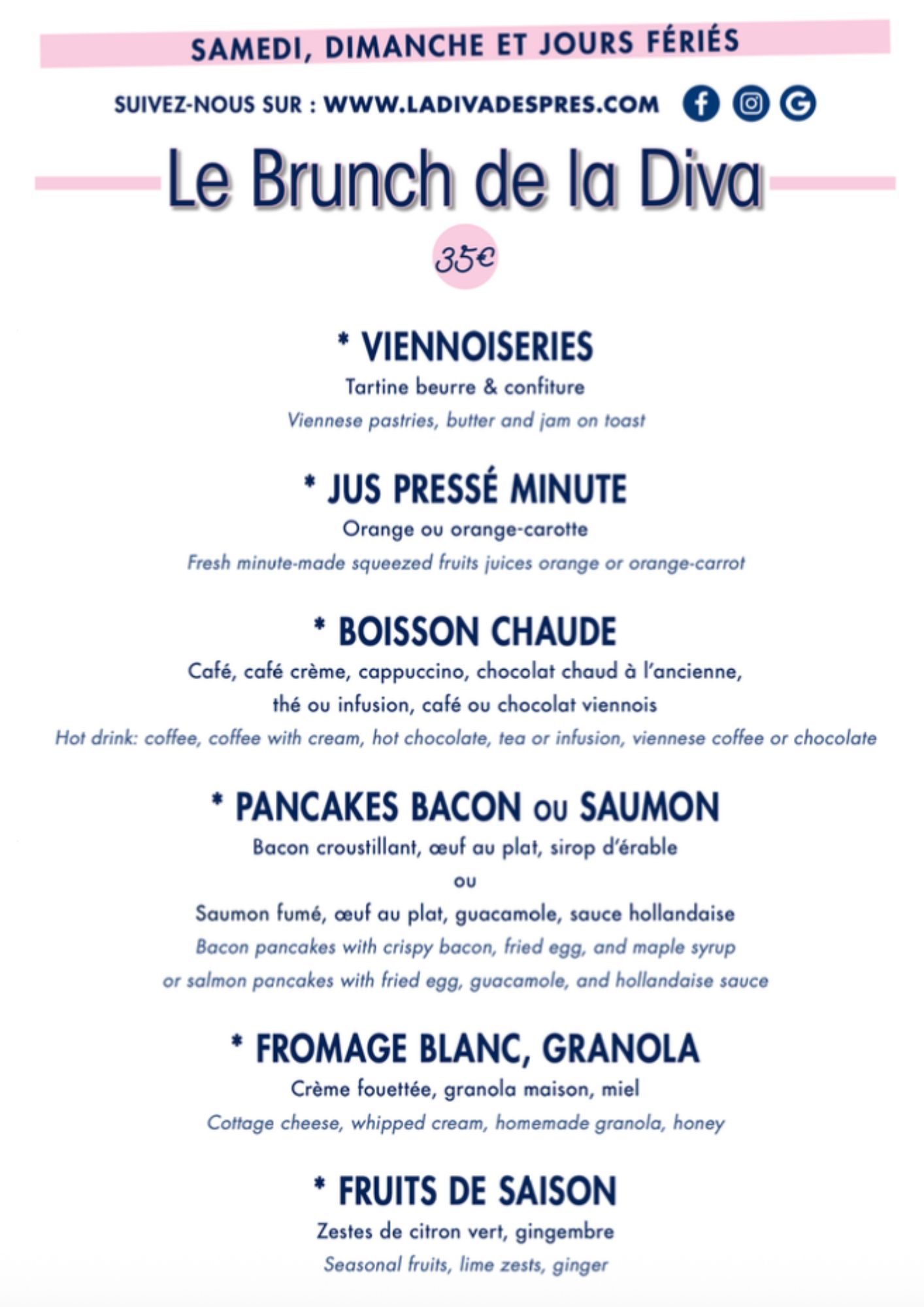 image du menu