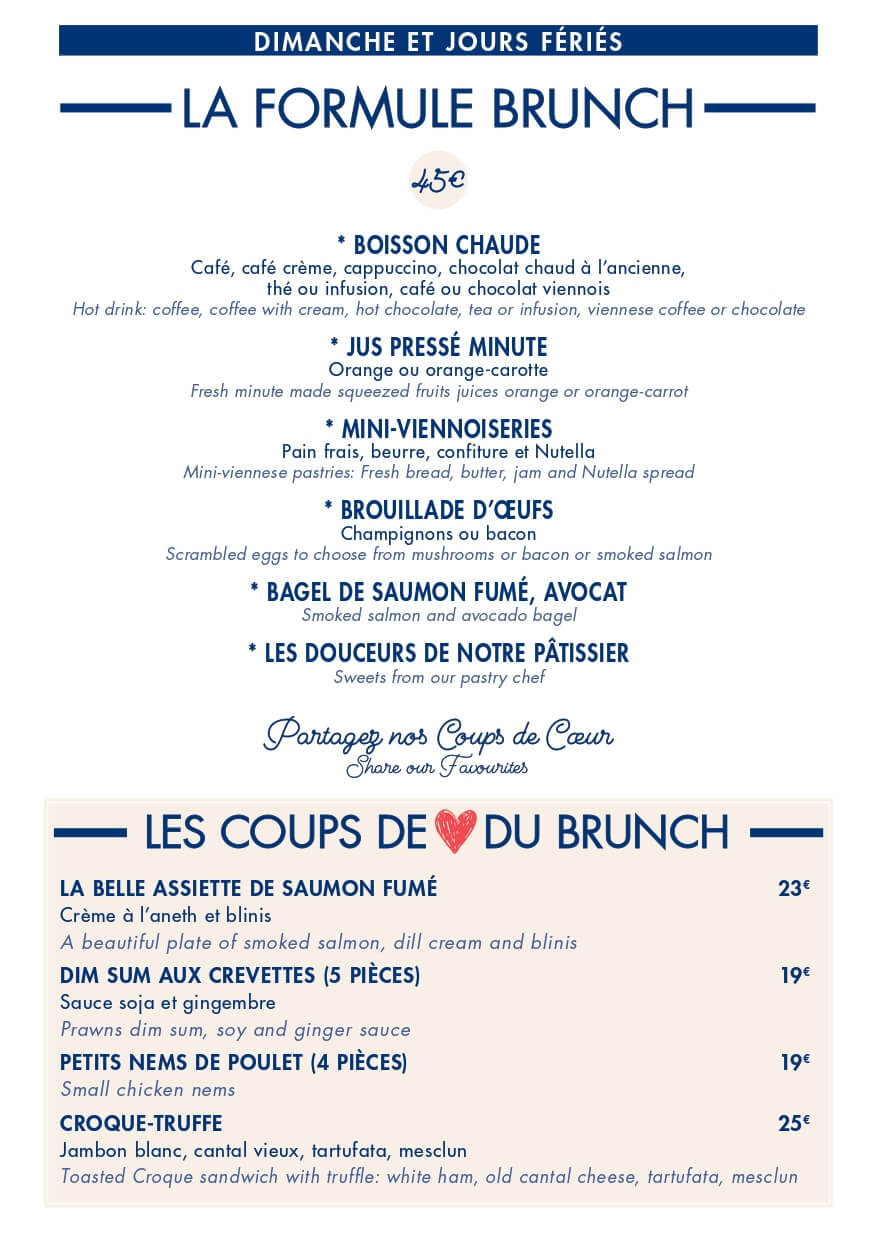 image du menu