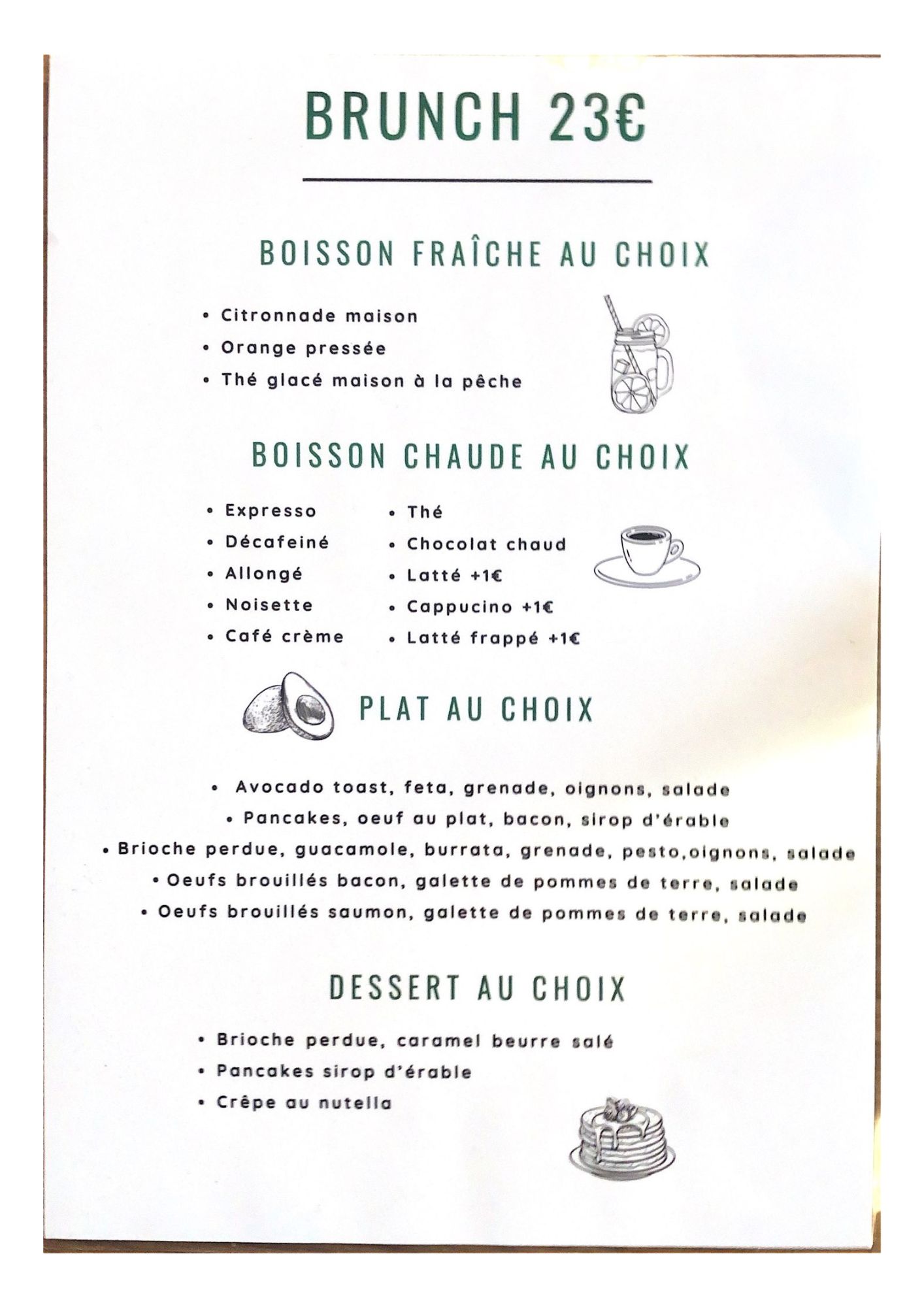 image du menu