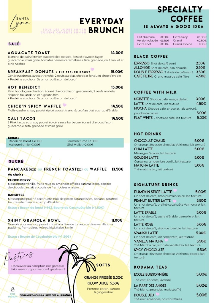image du menu