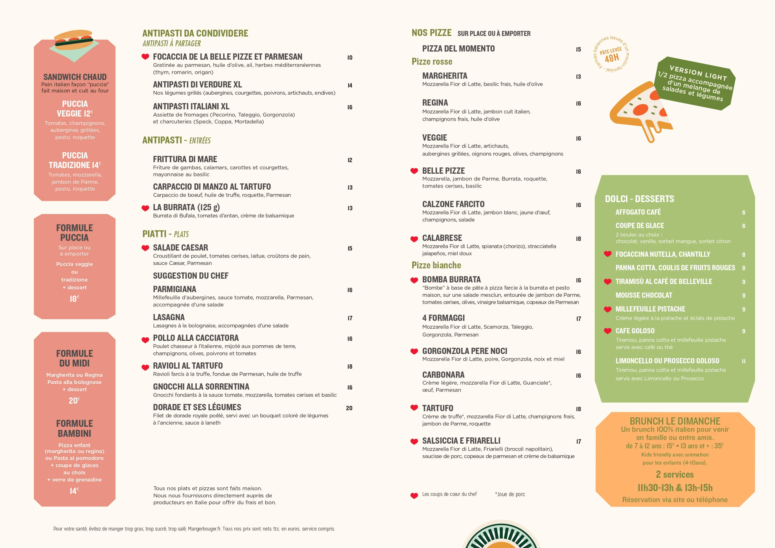 image du menu