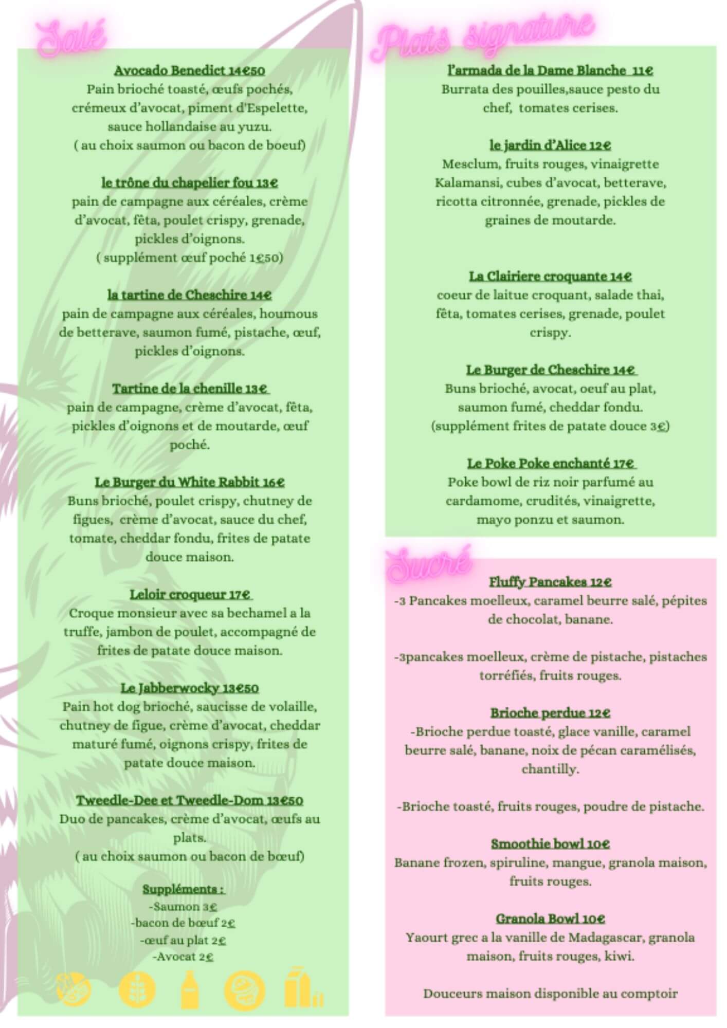 image du menu