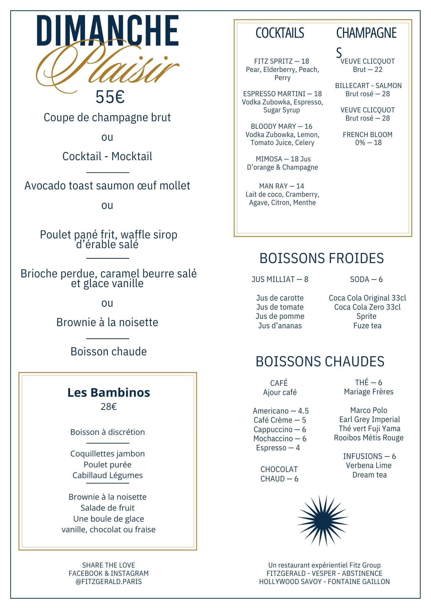 image du menu