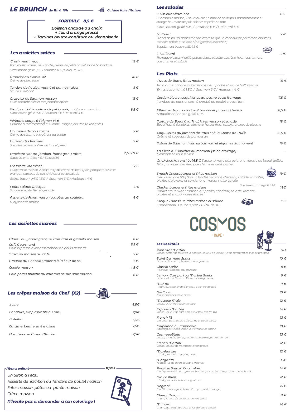image du menu
