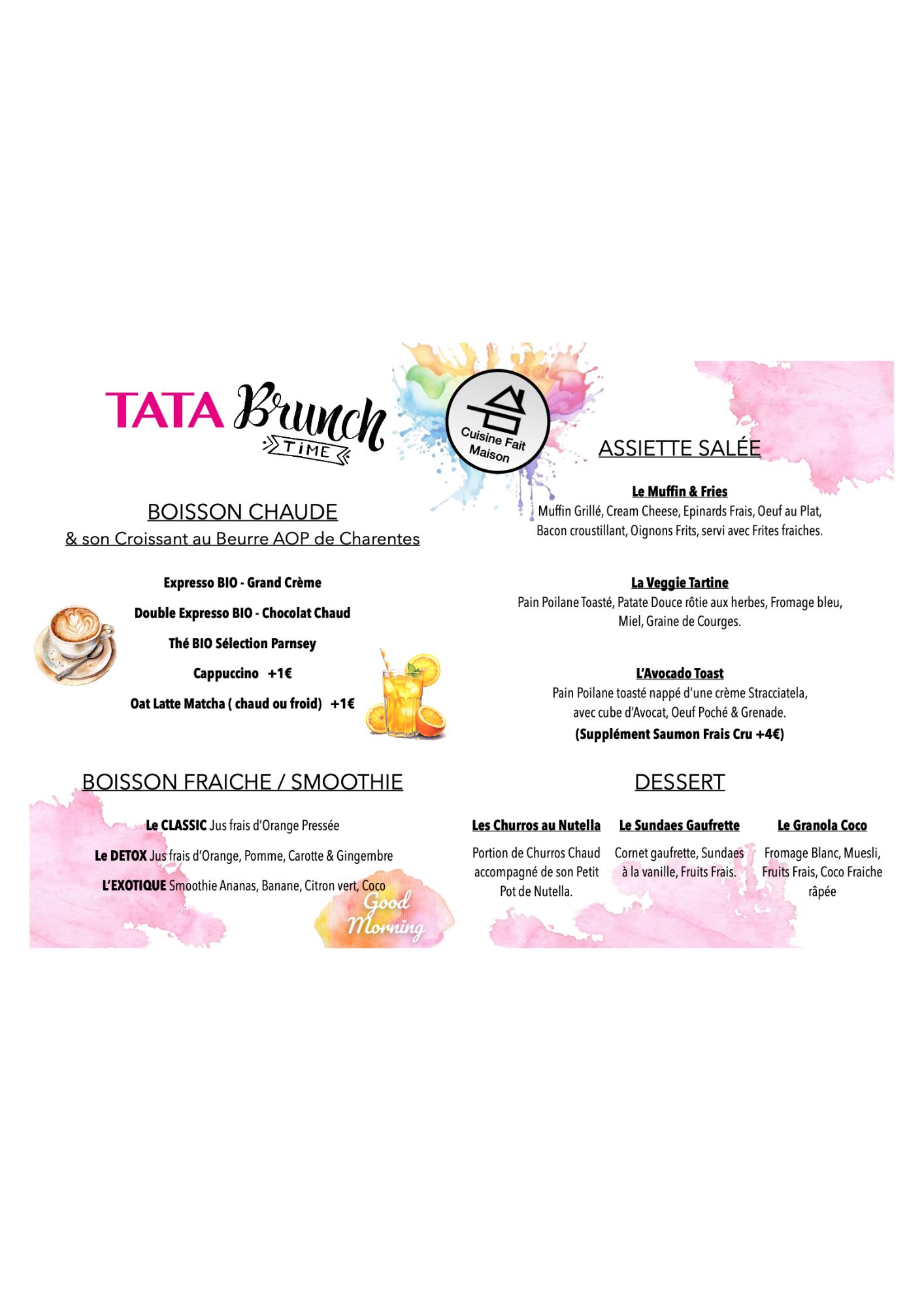 image du menu