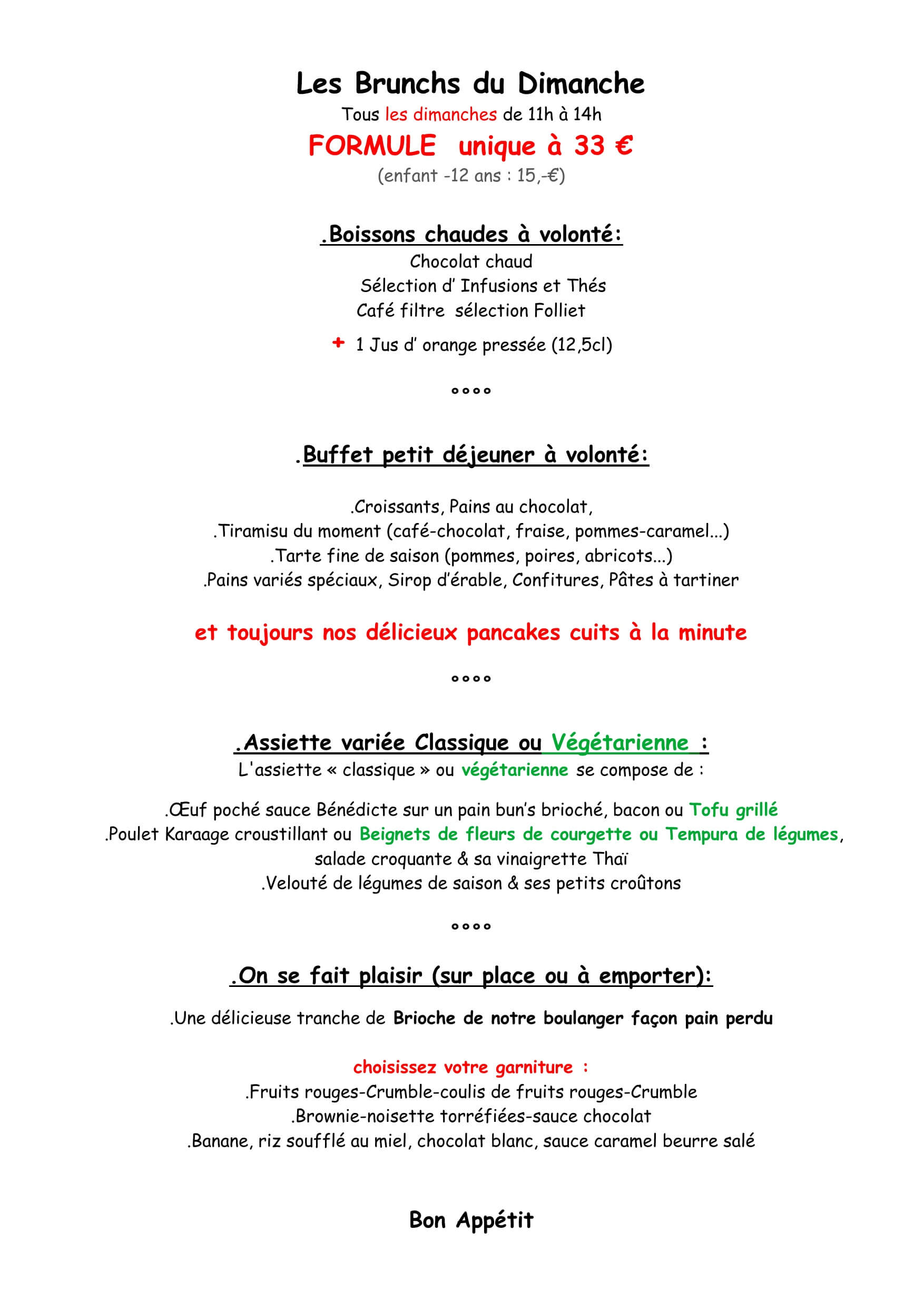 image du menu