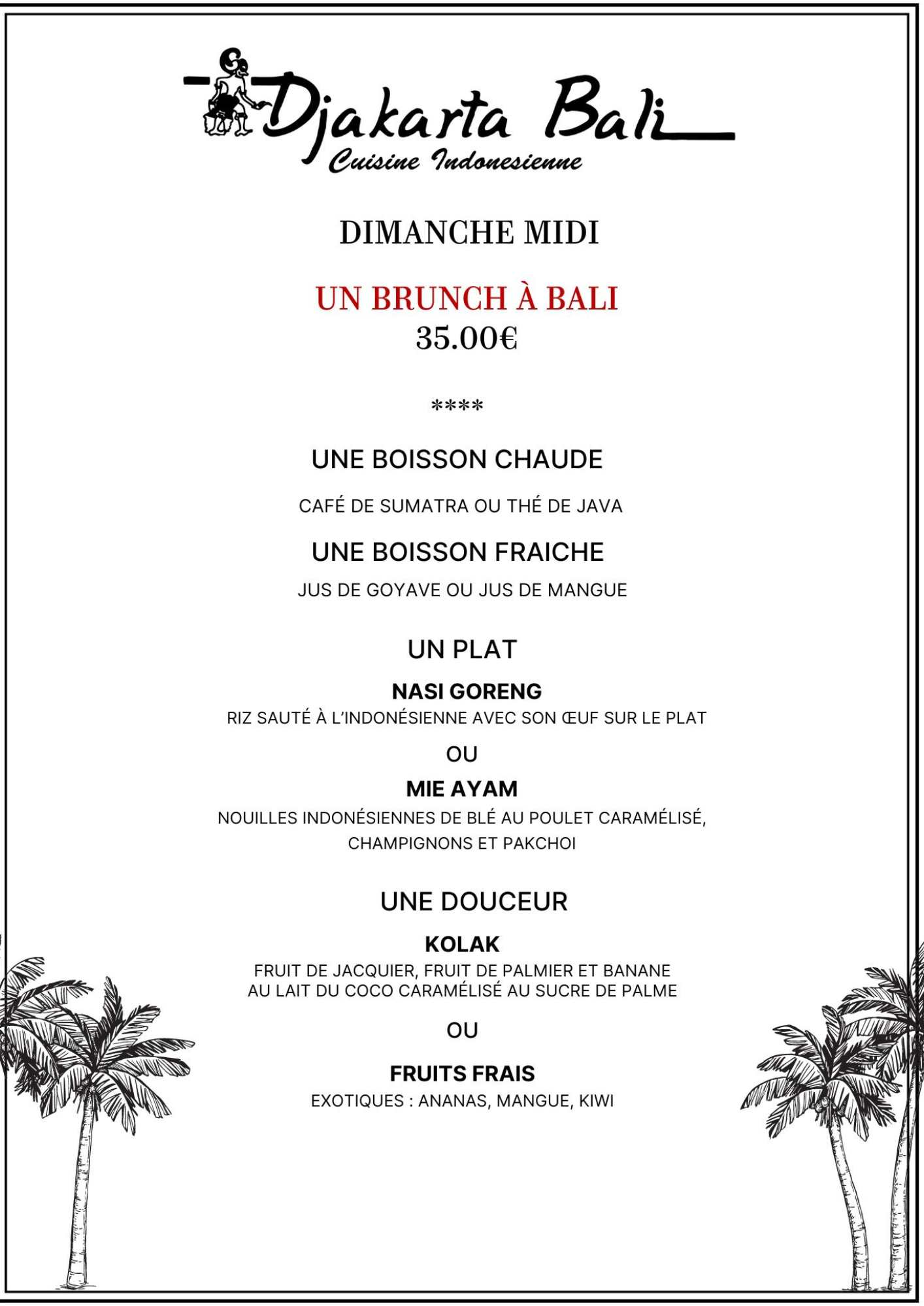 image du menu